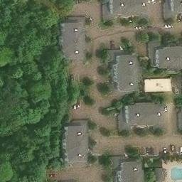 Volleyball Court, Columbus, OH — aerial view