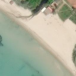 Sand Volleyball Court — aerial view