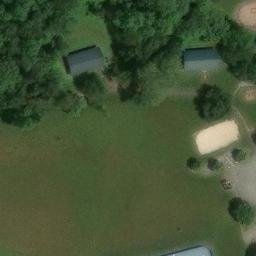 Sand Volleyball Court, PA — aerial view