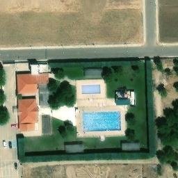 Volleyball Court — aerial view