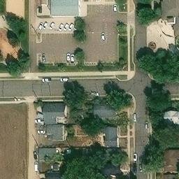 Volleyball Court, Erie, CO — aerial view