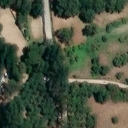 Sand Volleyball Court — aerial view