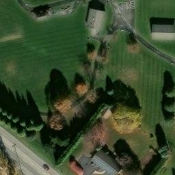 Volleyball Court, Intercourse, PA — aerial view