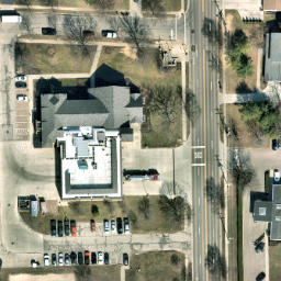 Fire Station 72 — aerial view