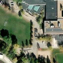 Volleyball Court, Boulder, CO — aerial view