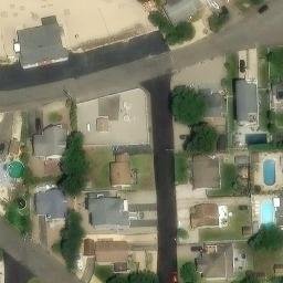 Sand Volleyball Court, Toms River, NJ — aerial view