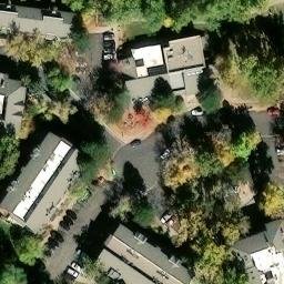 Volleyball Court, Boulder, CO — aerial view