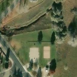 Volleyball Court, Lafayette, CO — aerial view
