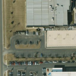 Sand Volleyball Court, Fishers, IN — aerial view