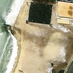 Sand Volleyball Court, Lavallette, unknown — aerial view