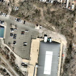 Woodlands Backyard — aerial view