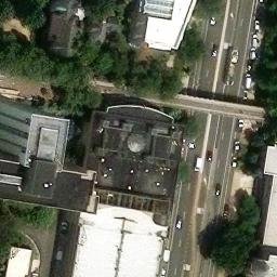 Sand Volleyball Court, Philadelphia, PA — aerial view