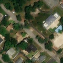 Sand Volleyball Court, Beachwood, NJ — aerial view