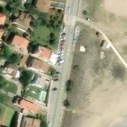 Sand Volleyball Court — aerial view