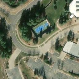 Hard Volleyball Court, Broomfield, CO — aerial view