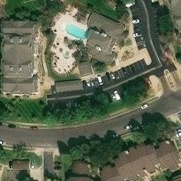 Sand Volleyball Court, Westminster, CO — aerial view
