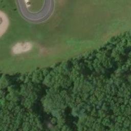 Sand Volleyball Court, NJ — aerial view