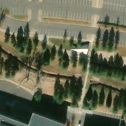 Sand Volleyball Court, Westminster, CO — aerial view