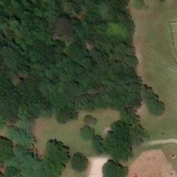 Sand Volleyball Court, NJ — aerial view