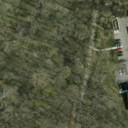 Sand Volleyball Court, Indianapolis city (balance), IN — aerial view