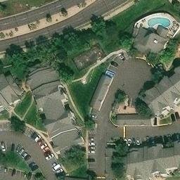 Volleyball Court, Westminster, CO — aerial view