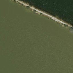 Eagle Creek Park Beach Volleyball Court — aerial view