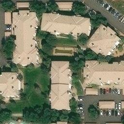 Volleyball Court, Westminster, CO — aerial view
