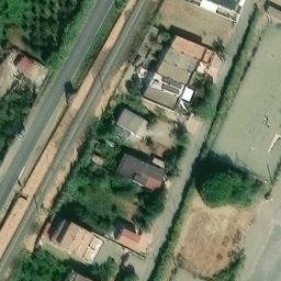 Sand Volleyball Court — aerial view