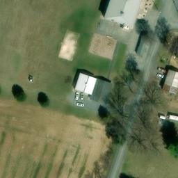 Volleyball Court, PA — aerial view