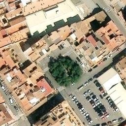 Vista aérea de Calle Sagunto (sur)