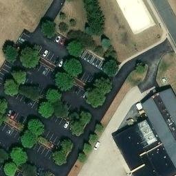 Volleyball Court, Gettysburg, PA — aerial view
