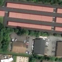 Sand Volleyball Court, NJ — aerial view