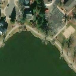 Volleyball Court, Arvada, CO — aerial view