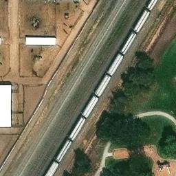 Volleyball Court, Denver, CO — aerial view