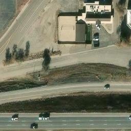 Sand Volleyball Court, Wheat Ridge, CO — aerial view