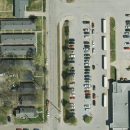 Rev Mozel Sanders Park Volleyball Court — aerial view