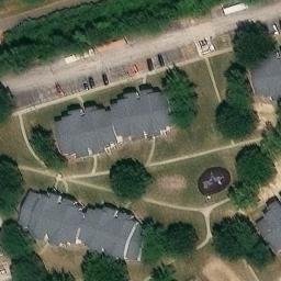 Sand Volleyball Court, Springfield, IL — aerial view