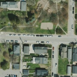 Sand Volleyball Court, Indianapolis city (balance), IN — aerial view