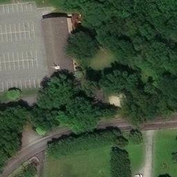 Volleyball Court, PA — aerial view
