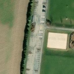 Sand Volleyball Court, PA — aerial view