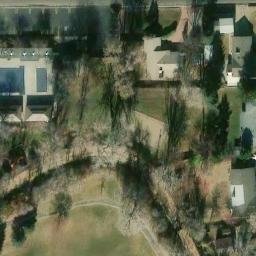Volleyball Court, Applewood, CO — aerial view