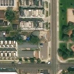 Sand Volleyball Court, Lakewood, CO — aerial view