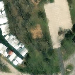 Sand Volleyball Court, Springfield, IL — aerial view