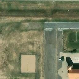 Volleyball Court, Watkins, CO — aerial view