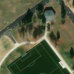 Volleyball Court, Aurora, CO — aerial view