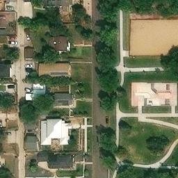 Volleyball Court, Denver, CO — aerial view