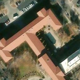 Volleyball Court, Denver, CO — aerial view