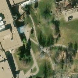 Sand Volleyball Court, Lakewood, CO — aerial view
