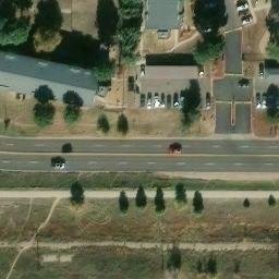 Volleyball Court, Aurora, CO — aerial view
