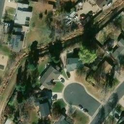 Volleyball Court, Lakewood, CO — aerial view